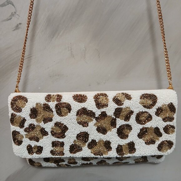 Vintage Beaded Leopard Clutch - Picture 10 of 10